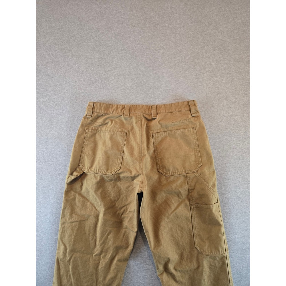 Rag & Bone Carpenter Pants Mens 31 Tan Double Knee Canvas Button Fly Utility - Picture 11 of 16